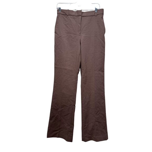 Aritzia Publish Trousers Pants Womens 8 Brown High Rise Bootcut Tailored Office - Picture 3 of 16